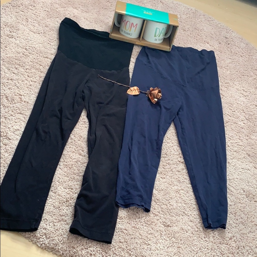 Maternity capris tights